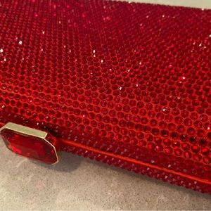 RED CRYSTAL BAG New never worn!